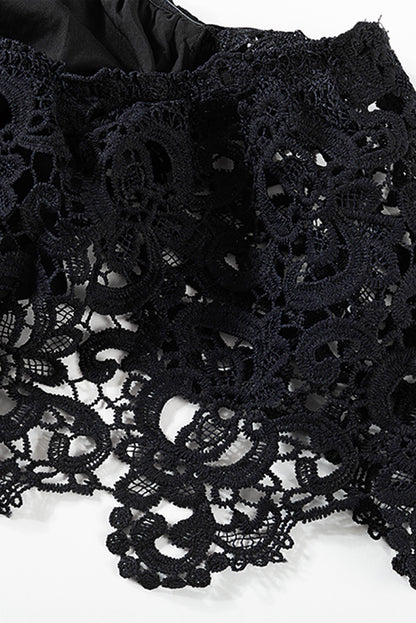 Women's Off the Shoulder Lace Sleeve Dress - Plus Size