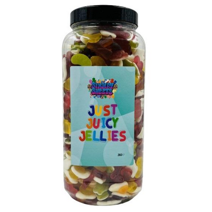 Simway Sweets Just Juicy Jellies Mix Sweet Gift Huge Mega 3KG Candy Jar