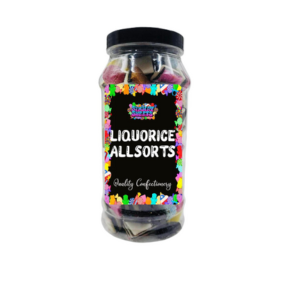 Liquorice Allsorts Sweets Gift Jar - 640g
