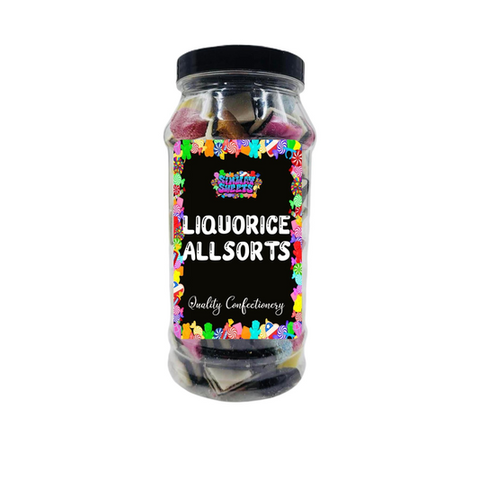 Liquorice Allsorts Sweets Gift Jar - 640g