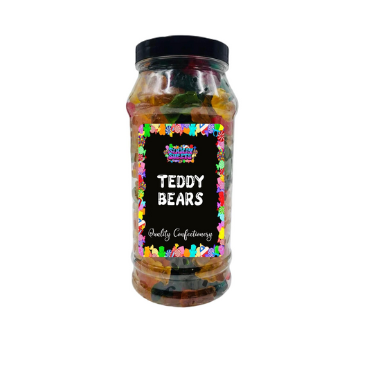 Gummy Teddy Bears Jelly Gummy Retro Sweets Gift Jar - 865g