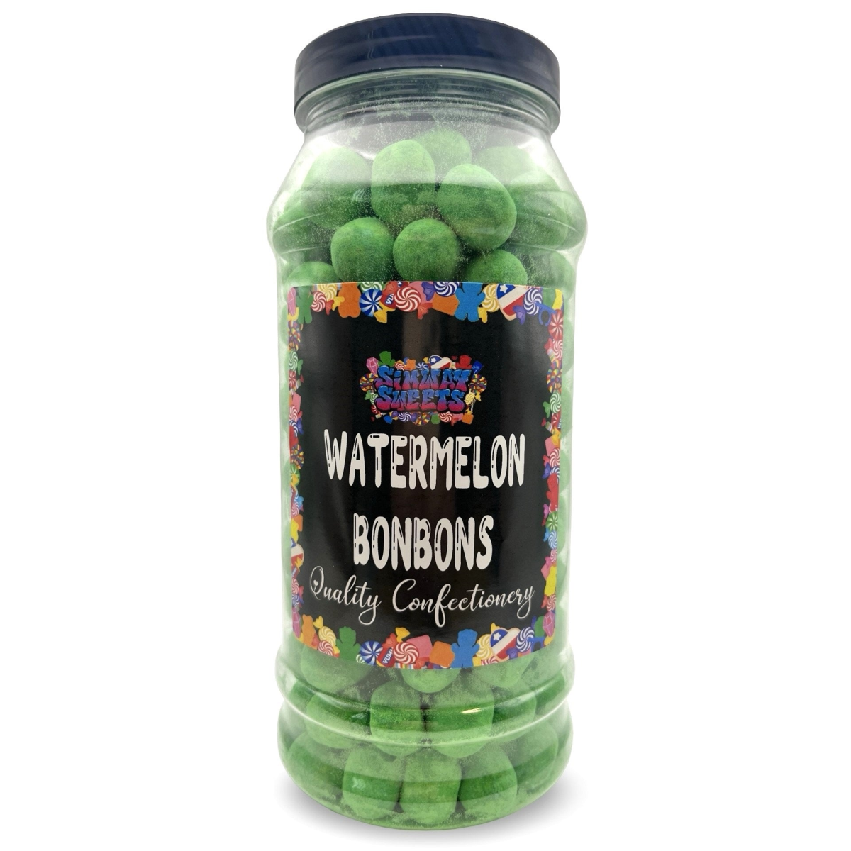 Watermelon Flavour Bon Bons Retro Sweets Bon Bons Gift Jar - 750g