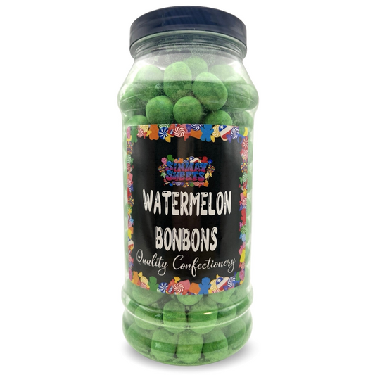Watermelon Flavour Bon Bons Retro Sweets Bon Bons Gift Jar - 750g