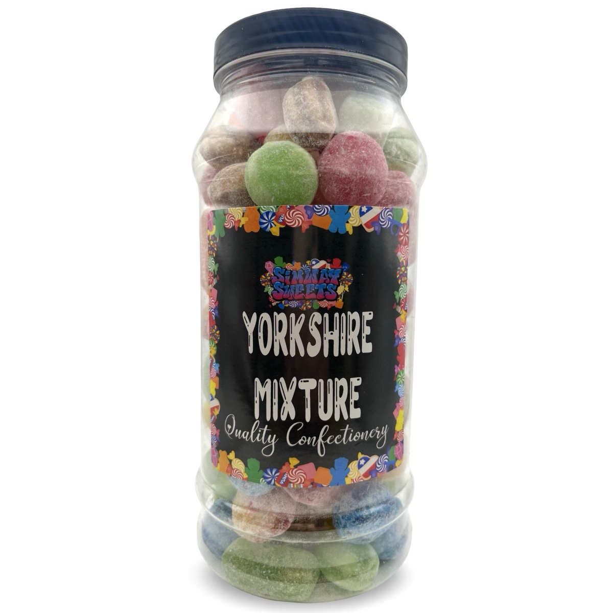 Yorkshire Mixture Hard Boiled Retro Sweets Gift Jar - 780g