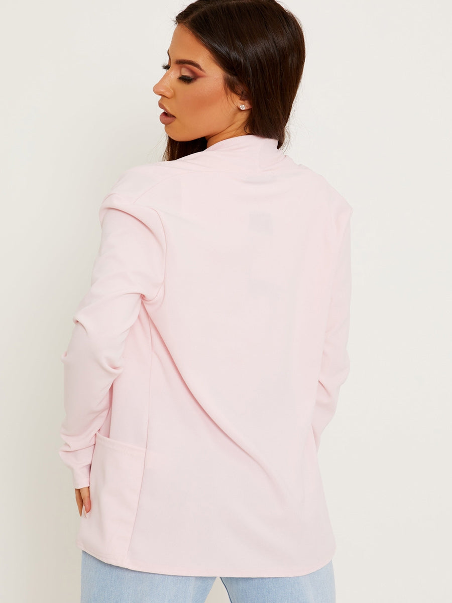 RTS (Ready To Ship) Textured Open Blazer