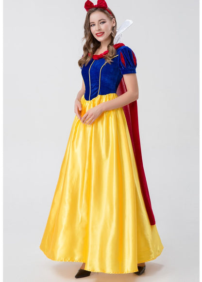 Sexy Adult Anime Snow White Princess Fancy Dress Halloween Christmas Carnival Party Cartoon Fairy Tale Queen Cosplay Costume