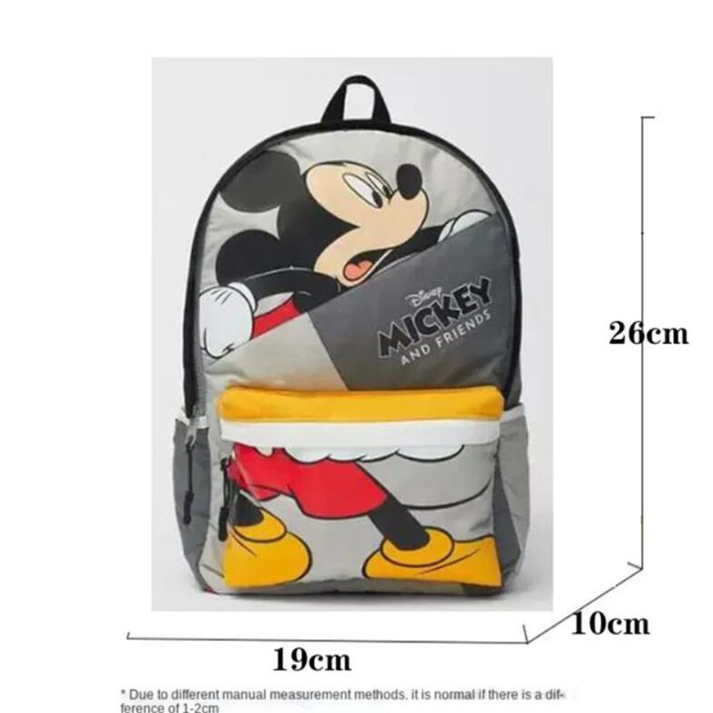 New Disney  Mickey Canvas Bag Women's Versatile Casual Shoulder Bag Commuter Handbag Large Capacity Multifunctional Mommy Bag