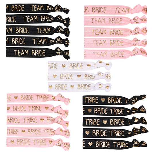 6/11pcs Team Bride Bachelorette Party Bracelet Bride To Be Decoration Accessories Hen Party Wedding Bridal Shower Supplies