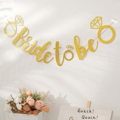 1PC Bride to be Banner Single Party Engagement Bride Banner Decoration