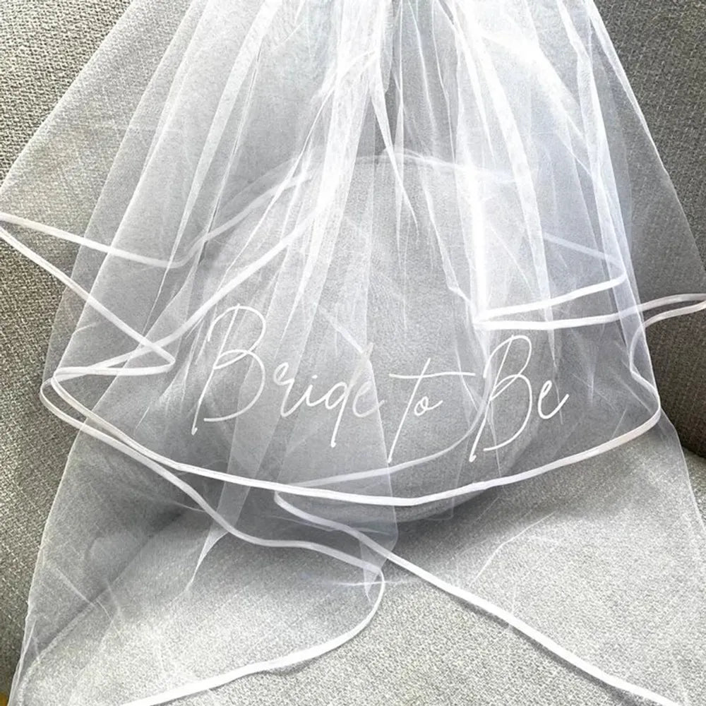 Classy Bride to Be Veil Bachelorette Hen Party bridal shower beach rustic yacht boho Wedding decoration gift present Photo props