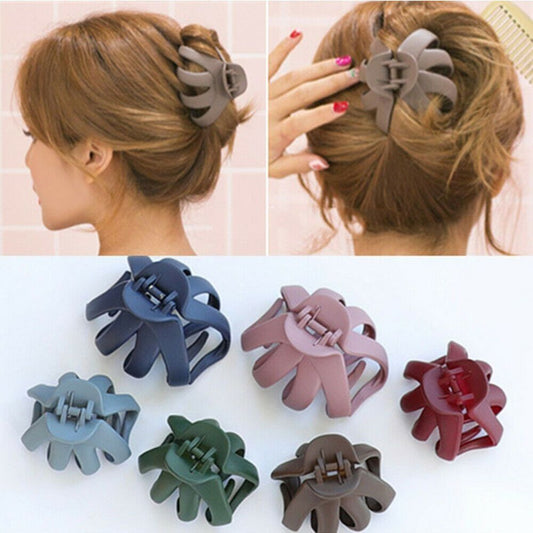 Headwear Hair Jaw Clamps Plastic Octopus Hair Claws Casual Hair Clip for Woman Hair Accessories