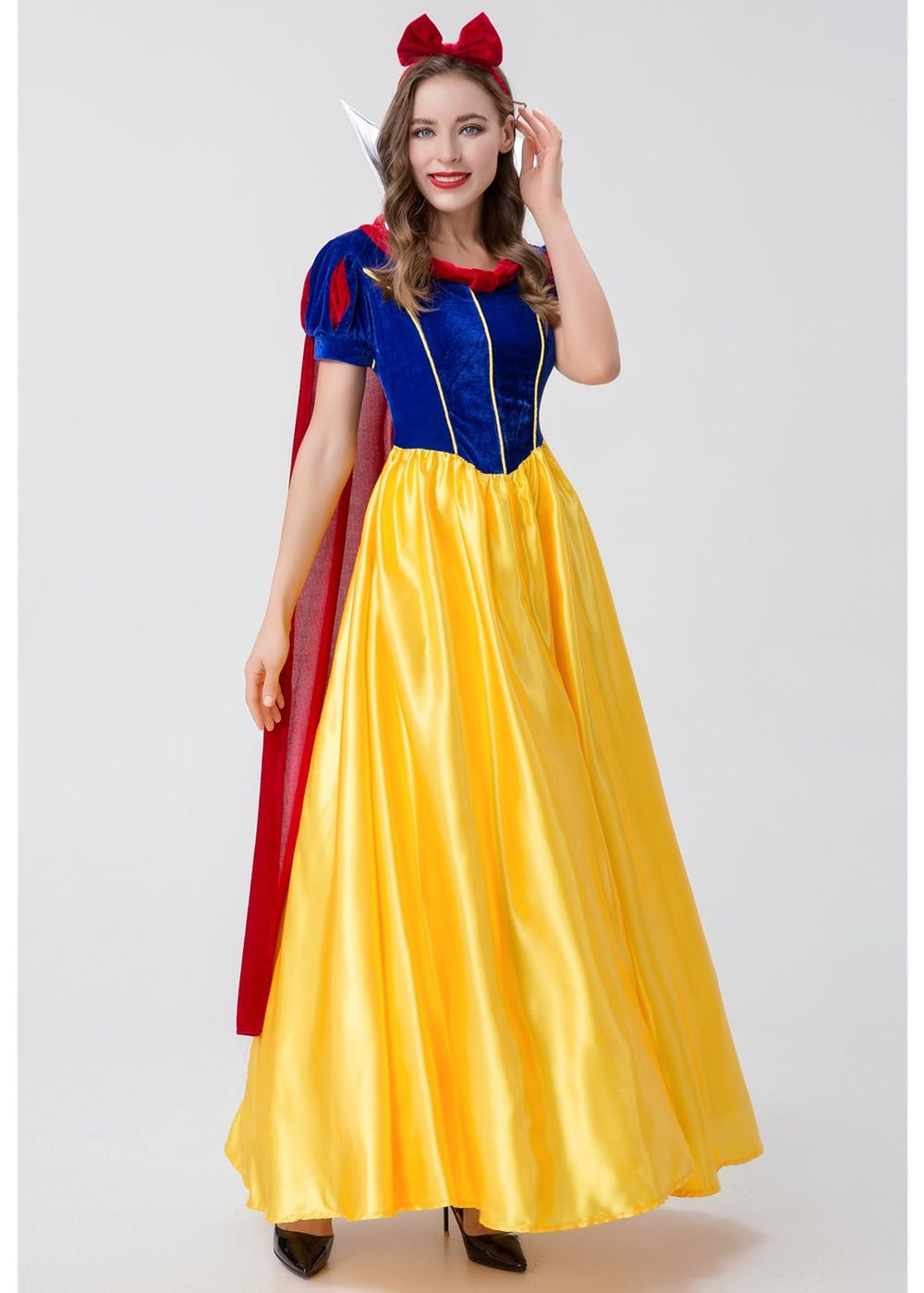 Sexy Adult Anime Snow White Princess Fancy Dress Halloween Christmas Carnival Party Cartoon Fairy Tale Queen Cosplay Costume