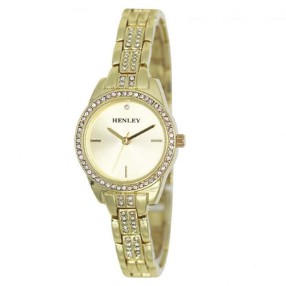 Henley Ladies Dress Bling Dial & Bracelet Watch H07325 Available Multiple Colour