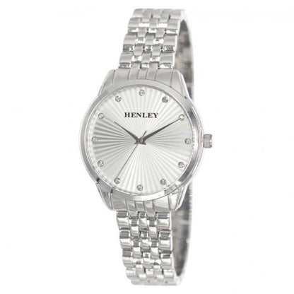 Henley Ladies Sunburst Dial &  Bracelet Watch H07320 Available Multiple Colour