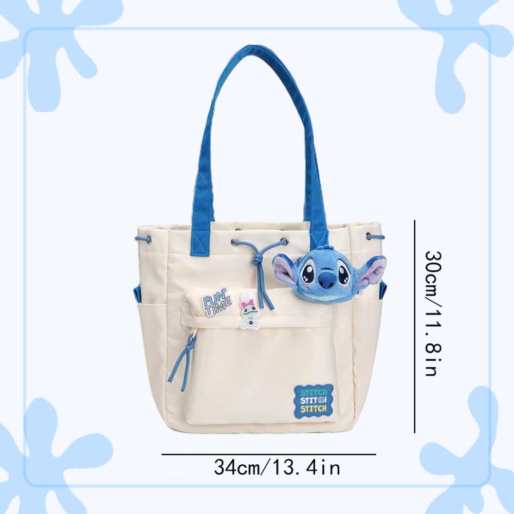 Disney Stitch Handbag Women Large-Capacity Crossbody Dumpling Bag Leisure Sport Shoulder Bag Birthday Gift Girl