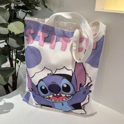 Stitch bag crossbody bag STITCH cartoon peripheral cute canvas bag shoulder bag Lilo and Baby same shopping bag