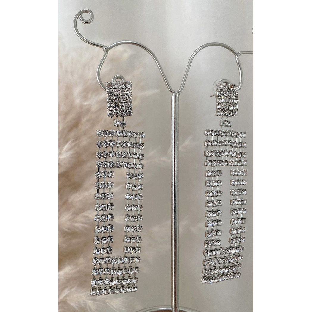 Diamante Drop Earrings