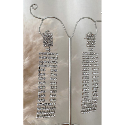 Diamante Drop Earrings