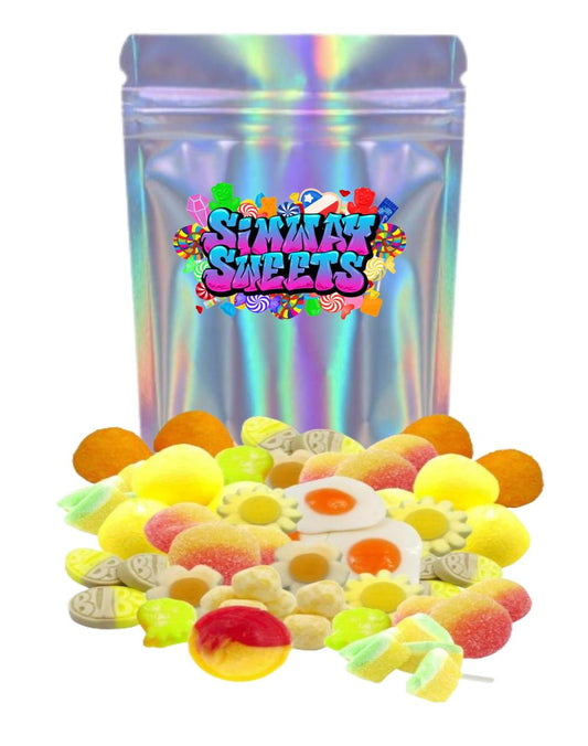 1kg Yellow & Orange Pick n Mix Sweets Assortment Candy