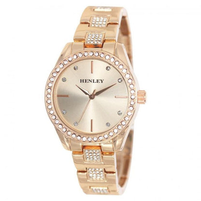 Henley Ladies Bling Dial Bracelet Watch H07324 Available Multiple Colour