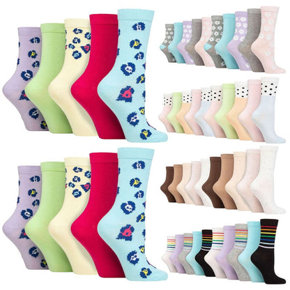 10PK - Wildfeet Jacquard Crew Socks