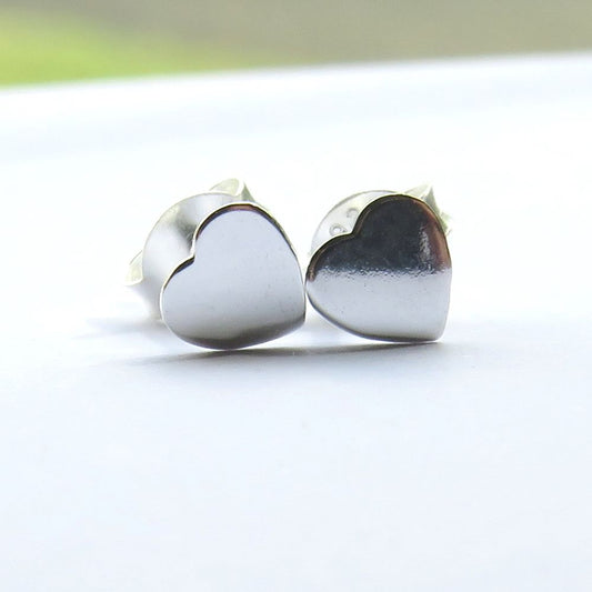 Heart Stud Earrings - 6024