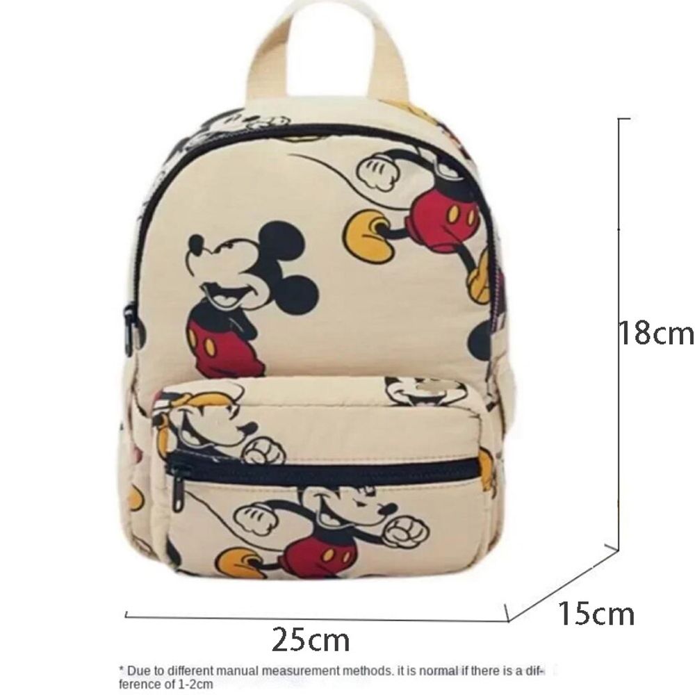 New Disney  Mickey Canvas Bag Women's Versatile Casual Shoulder Bag Commuter Handbag Large Capacity Multifunctional Mommy Bag