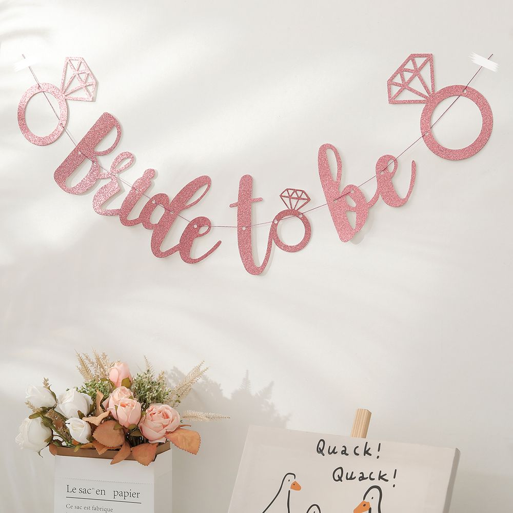 1PC Bride to be Banner Single Party Engagement Bride Banner Decoration