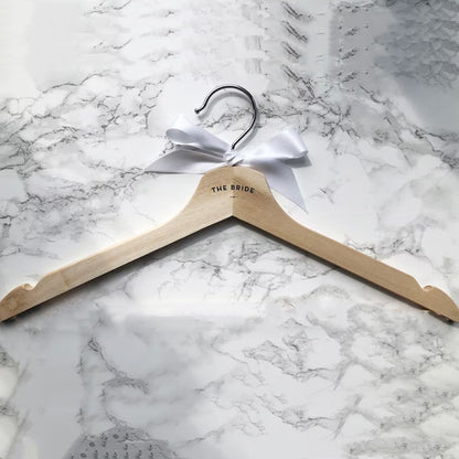 Bride dress Groom Suit Newlywed robe wooden Hanger rustic Wedding Bridal Shower bachelorette hen party decoration Mr Mrs gift