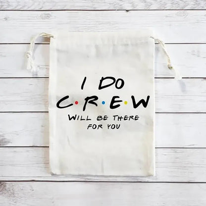 5pcs I Do Crew Hangover Kit Bag Friends theme Bachelorette Party Girls Weekend bridal shower bride to be wedding bridesmaid gift