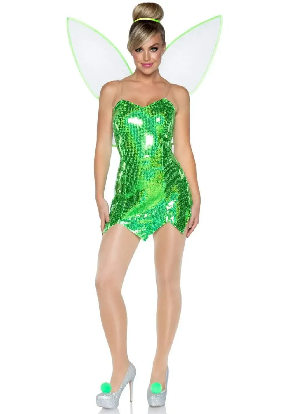 Xmas Princess Costume Elves Party Tinkerbell Tinker Bell Dress Christmas Princess Dress with Wings