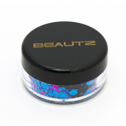 Beautz Chunky Glitter Available in 5 Varieties 10ml pot with 5g of Cosmetic Glit[Mermaid]