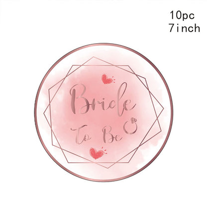 Bachelorette Party Decoration Creative Dimond Ring Finger Shape Tableware Napkins Bride To Be Bachelor Party Hen Bridal Shower Favor