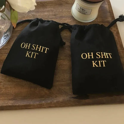 5pcs oh shit Hangover Kit Bags Bachelorette hen Party bridal shower bride to be wedding day birthday decoration Bridesmaid Gift