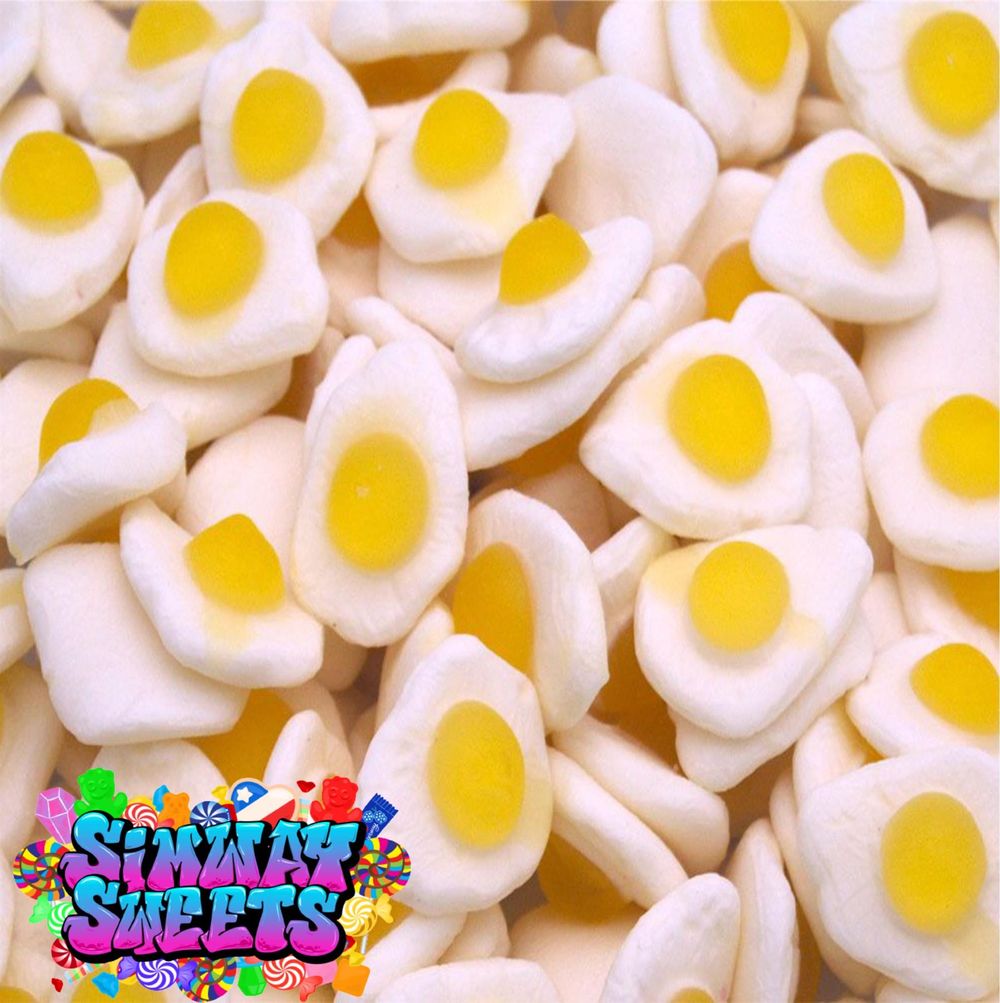 Pick N Mix Vidal Fried Eggs Gummy Jelly Sweets Party Kids Treat Bulk