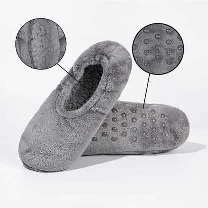 Women's warm thermal anti slip slipper socks