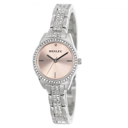 Henley Ladies Dress Bling Dial & Bracelet Watch H07325 Available Multiple Colour