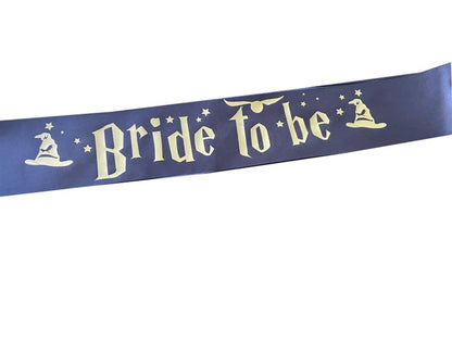 Bride To Be future Mrs sash witch fall Wizard themed bachelorette Hen night Party Bridal shower decoration sign bridesmaid gift