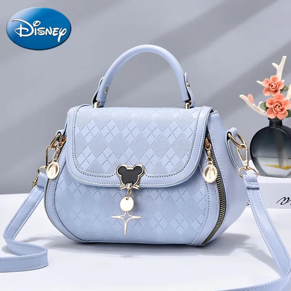 Disney Mickey New Fashion Women's Large Capacity Shoulder Bag Casual and Versatile Shopping Shoulder Bag