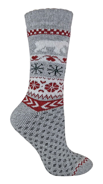 Ladies Wool Xmas Socks