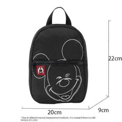 New Disney  Mickey Canvas Bag Women's Versatile Casual Shoulder Bag Commuter Handbag Large Capacity Multifunctional Mommy Bag