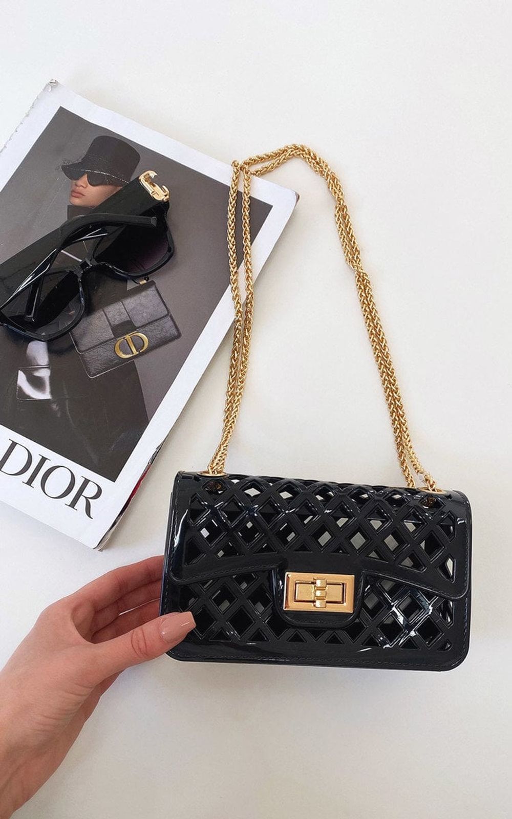 Chain Detail Handbag