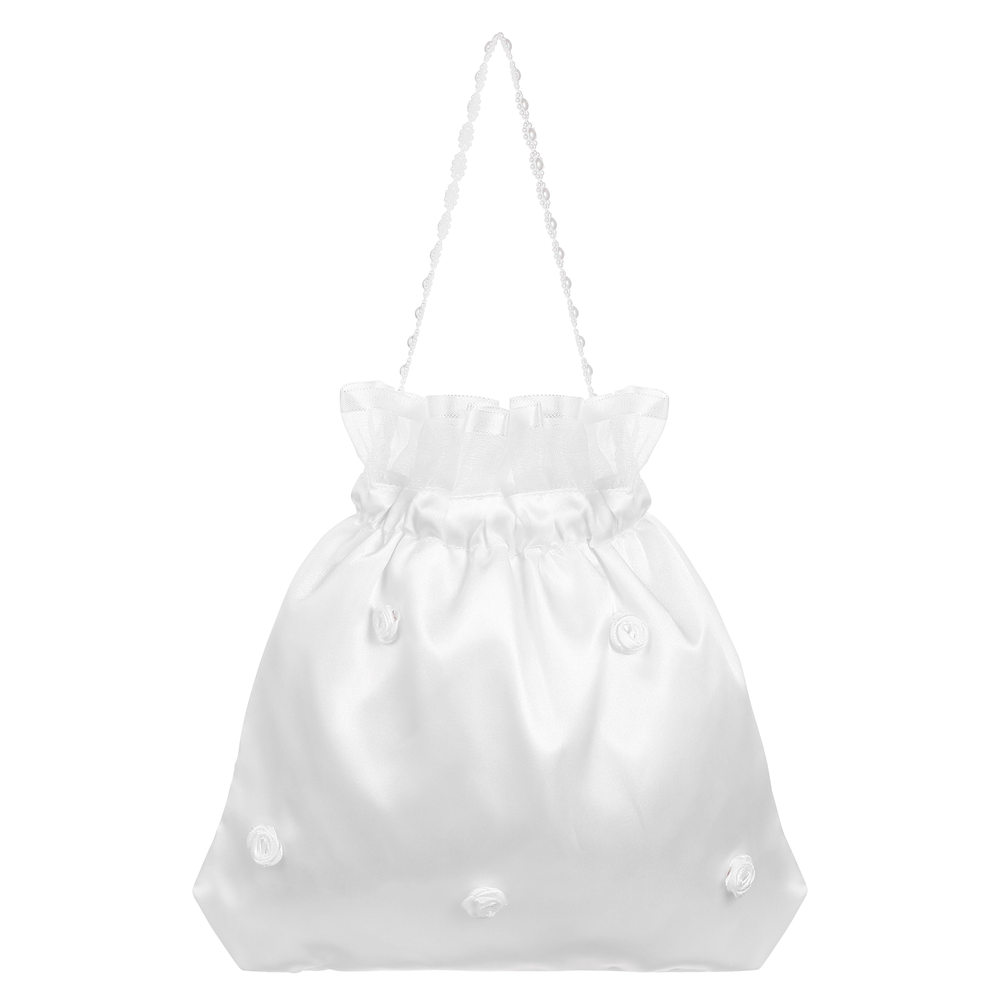 Drawstring Bags Wedding Bride Handbag Gift Bridal Candy Transparent Purses Women First communion girls