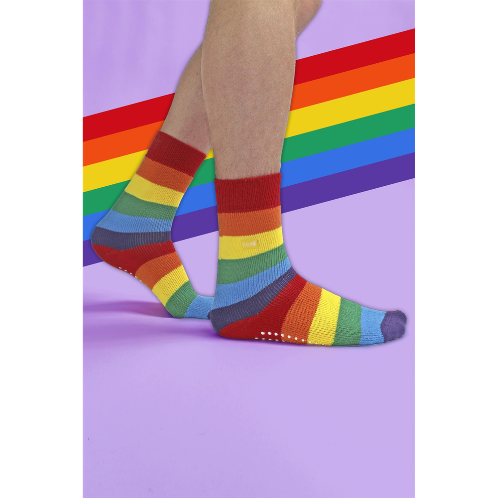 THMO - Rainbow Slipper Socks