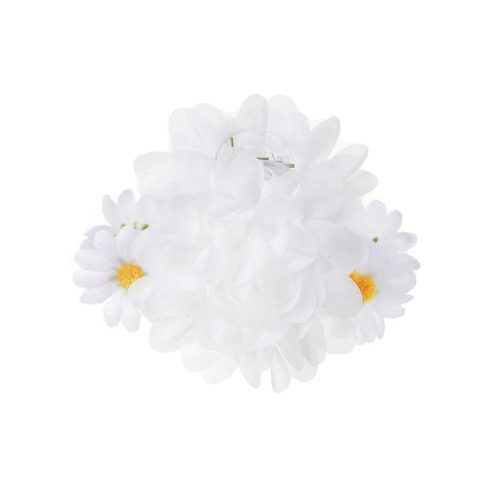 Simulated Sunflower Flower Hair Claws Hair Clip Women Holiday Fashion Ponytail Hairpin Hair Accessories