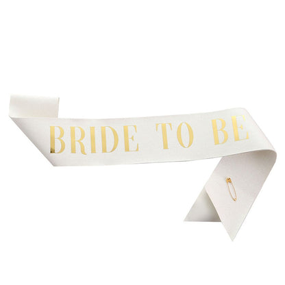 Gold Silver Rose Gold Bride To Be Sash Hen Party Wedding Party Decoration Supplies