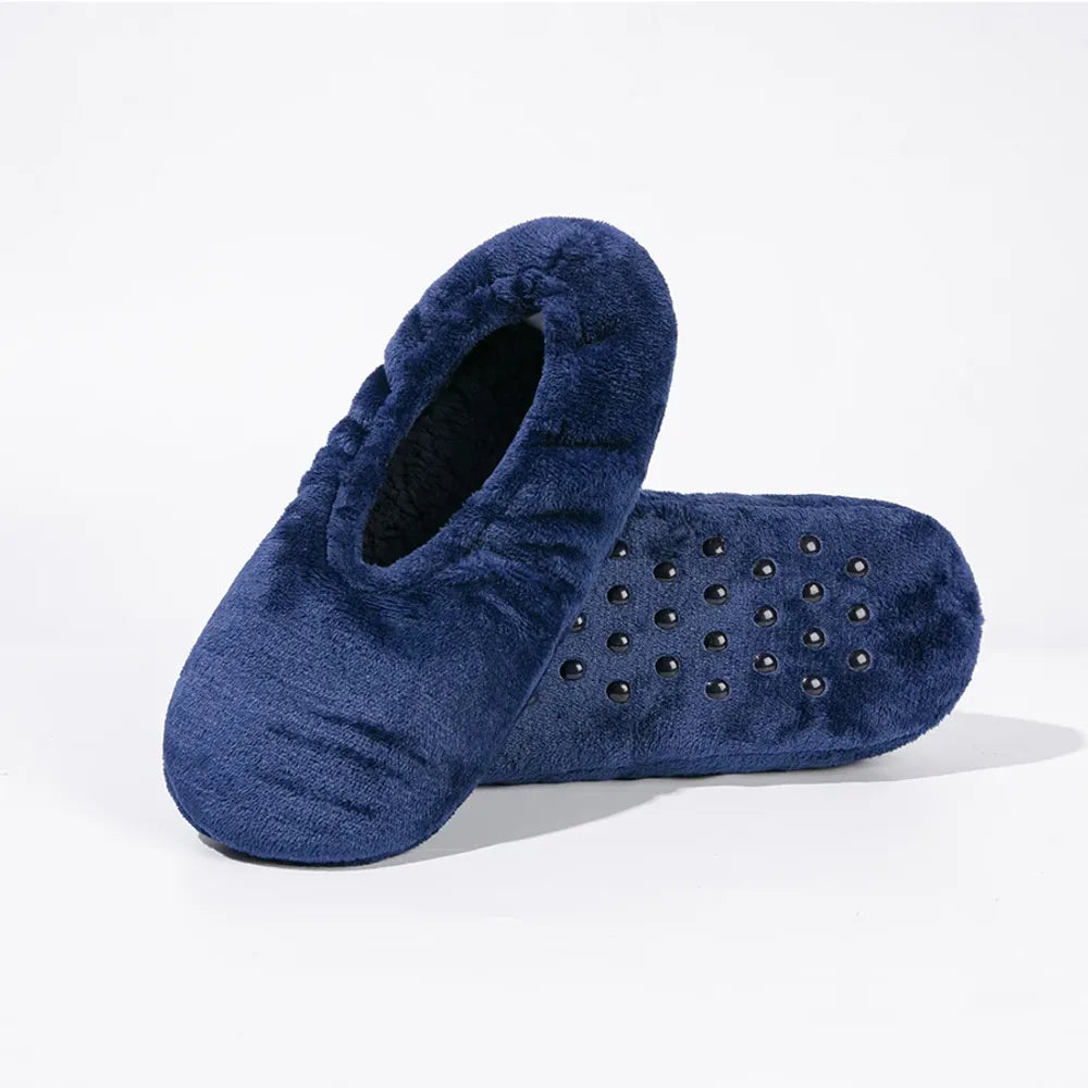 Women's warm thermal anti slip slipper socks