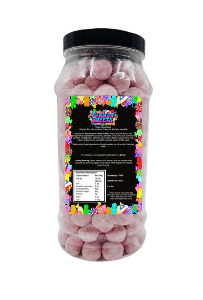 Cherry Flavour BonBons Retro Sweets Bon Bons Gift Jar