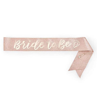 Hen Party Rose Gold Bride To Be Sash Hen Party Decoration Hen Night Decoration Bachelorette Party Supplies