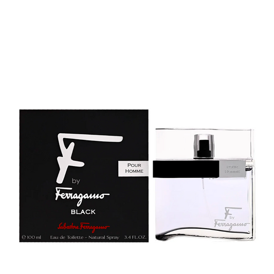 Salvatore Ferragamo F By Ferragamo Black Pour Homme Eau de Toilette Spray 100ml